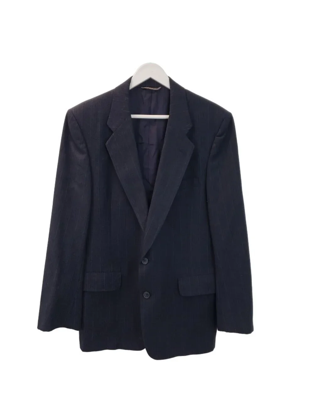 Christian Dior Wool Pinstripe Two Button Sport Coat Blazer Size 44R